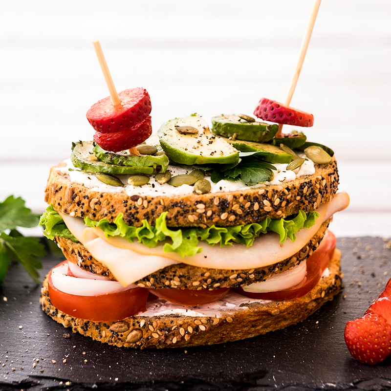 Creador de sándwiches de placa intercambiable