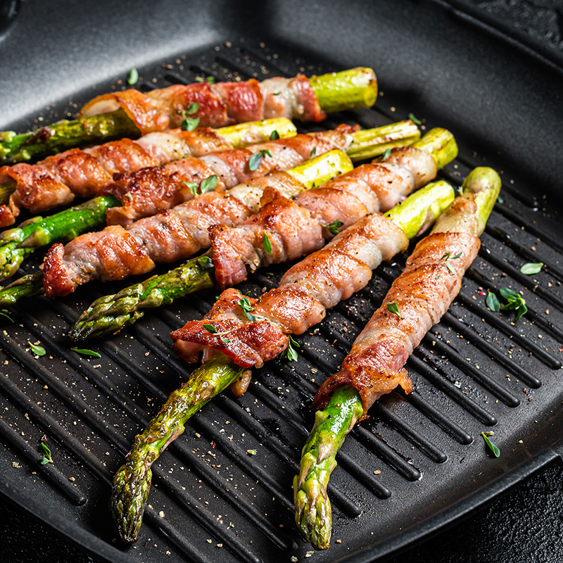 Sartén de parrilla sin humo de gran tamaño